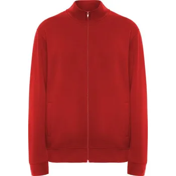 pracovní mikina ROLY Mikina Ulan na zip, pánská E6439-60-M M Červená