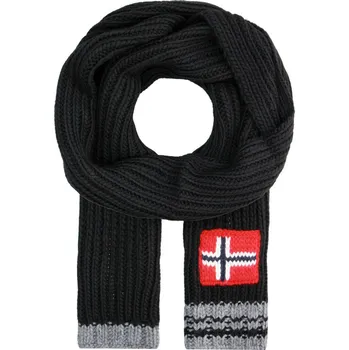 Šátek Napapijri Šála FOREIL 2 | Barva:černý | Velikost:OS