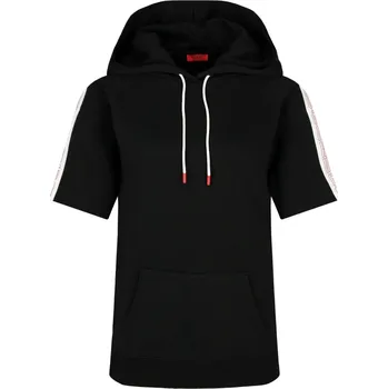 Dámský svetr HUGO Mikina Denty | Barva:černý | Velikost:XS