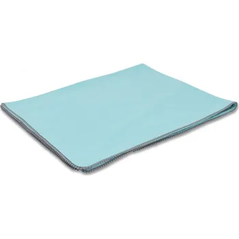 Dětská deka Baby Nellys Letní deka s mini bambulkami, jersey, 100 x 75 cm - mátová/šedý lem