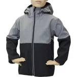 Dětská softshellová bunda Fantom dvoubarevný černo šedý melír velikost 98