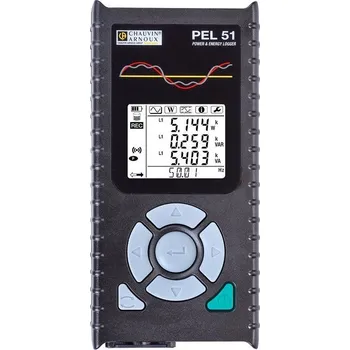 Revizní přístroj Chauvin Arnoux PEL 51 + MA194-250 - Jednofázový analyzátor kvality sítě + DOPRAVA ZDARMA
