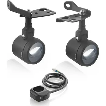 Osvětlení pro motocykl Rizoma Mlhové LED světlo - Harley-Davidson Pan America 1250, E-mark, černá Černá