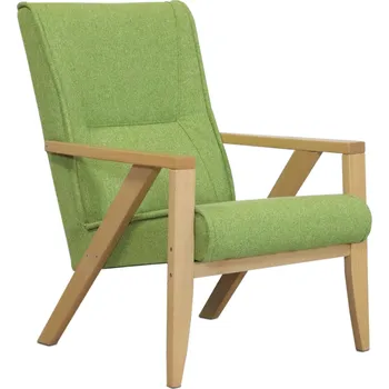 Křeslo Čalouněné křeslo DOMINIK Odstín trend: Světle hnědá, Druh látky: Skupina A