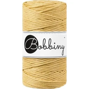 Příze Bobbiny bavlněná šňůra na macramé REGULAR honey