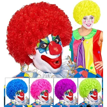 Karnevalová paruka WIDMANN Paruka Klaun Afro Žlutá