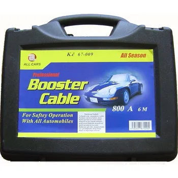 Startovací kabel Startovací kabely 6m, max. 800A, plastový kufr (1 pár)