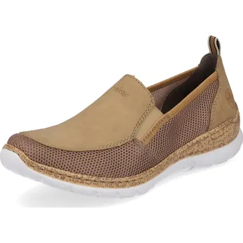 Dámské tenisky Dámská celoroční obuv RIEKER DC N4275-64 vhodné i do letních dnů béžová 42