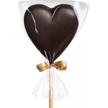 Čokoláda JANEK Hořké čokoládové lízátko srdíčko 13 g