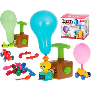 Balónek Aerodynamický odpalovač balónků s medvídkem v autě