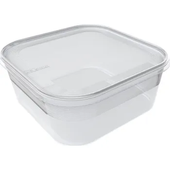 Dóza na potraviny Plast Team Plastová dóza Helsinki - transparentní víko - 1800 ml