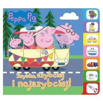 Pohádka Peppa Pig Książka z registrami Szybko, szybciej, najszybciej!