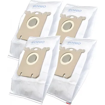 Sáček do vysavače Sáčky WORWO ELMB01K Pro AEG, ELECTROLUX E201 S-Bag, 4ks sáčků