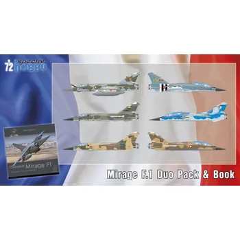Plastikový model 1:72 Mirage F.1 (Duo Pack & Book)