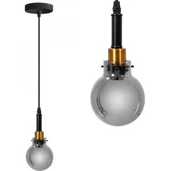 Závěsná lampa La Belle IX černá/zlatá