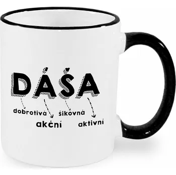 Hrnek - Dáša Barva: Černá