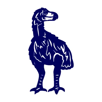 Samolepící dekorace SAMOLEPKA Pravěký pták 001 pravá (23 - tmavě modrá) NA AUTO, NÁLEPKA, FÓLIE, POLEP, TUNING, VLASTNÍ TEXT, TISK, AUTOSAMOLEPKY.cz, POLEPY, OBRÁZEK, LOGO, SAMOLEPKY