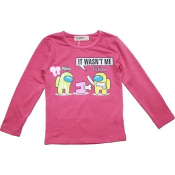 Dívčí tričko s potiskem a třpytkami M01 růžová 888/11 vel. 122