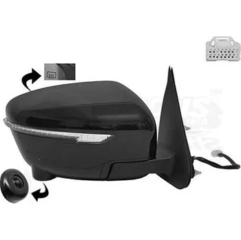 Auto zrcátko Vnější zpětné zrcátko VAN WEZEL 3391828