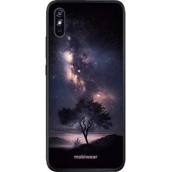Pouzdro na mobilní telefon Lesklý kryt Mobiwear Glossy - Xiaomi Redmi 9A / 9AT - G005G Strom s galaxií (Prémiové lesklé pouzdro, obal, kryt Mobiwear Glossy na mobil Xiaomi Redmi 9A / 9AT - G005G Strom s galaxií, materiál Plast + TPU silikon - krytí po všech stranách, neošoupatelný)