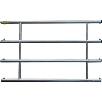 Plotový sloupek Středové prodloužení stájového hrazení Cosnet 4 trubky 60,3/48,3 mm výška 115 délka 1 m