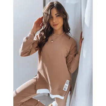 Dámská tepláková souprava DSTREET TORONTO BÉŽOVÁ S