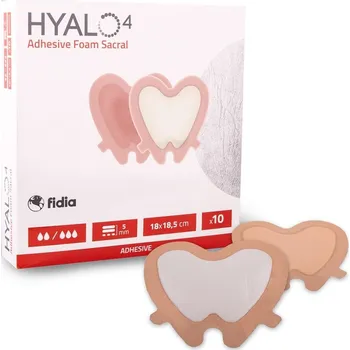 Krytí na ránu Fidia Farmaceutici HYALO4 Adhesive Foam Sacral 18 x 18,5 cm 10 ks