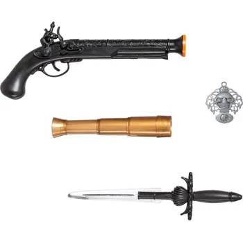 Karnevalový kostým Dětský pirátský set - 4 kusy