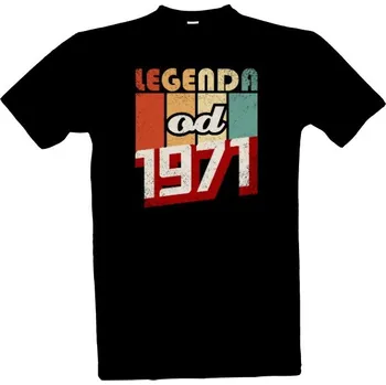 Pánská móda Tričko s potiskem Legenda od 1971 pánské