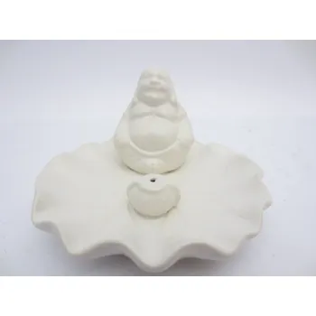 Vonná tyčinka Mani Bhadra Mani Bhadra Stojánek na vonné tyčinky Čínský Buddha Lotos (bílý)