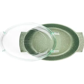 Pečicí pánev zdravý pekáč s povrchem vodního kamene 36x24 cm Dr. Green