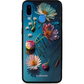 Pouzdro na mobilní telefon Lesklý kryt Mobiwear Glossy - Samsung Galaxy A40 - G013G Květy na hladině (Prémiové lesklé pouzdro, obal, kryt Mobiwear Glossy na mobil Samsung Galaxy A40 - G013G Květy na hladině, materiál Plast + TPU silikon - krytí po všech stranách, neošoupatelný)