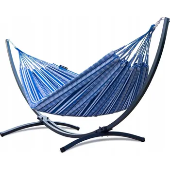 Houpací síť POTENZA ocelový rám GRANDE 220kg + houpací síť PEREIRA BALTICA 220x140