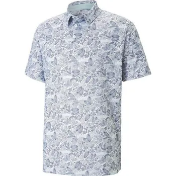 Puma Mattr Seaplanes pánské polo, bílo/modré pánské, S