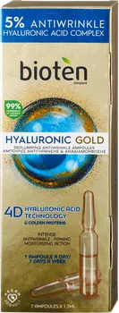 Bioten Hyaluronic Gold Replumping Antiwrinkle Ampoules 7x 1,3 ml