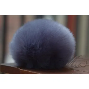 Bambule 15cm ocelově šedá krátký chlup (Bambule 15cm ocelově šedá krátký chlup)