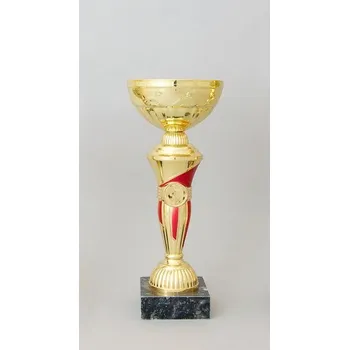 Zlatočervený sportovní pohár 24 - 33 cm - 33 cm