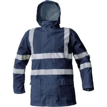 pracovní bunda Cerva Oblek nepromokavý reflexní SIRET SET HV námořnická modrá XL