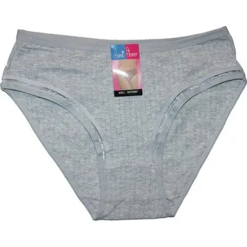 Dámské oblečení Kalhotky do pasu dámské jednobarevné šedé 60087 - 590/60