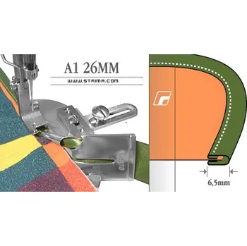 Texi Lemovač oboustranný skládající pro šicí stroje A1 26MM