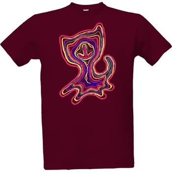 Tričko s potiskem Kočka - kotva pánské