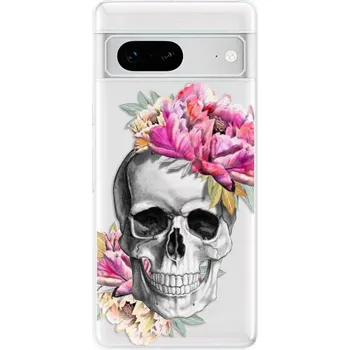 Pouzdro na mobilní telefon Odolné silikonové pouzdro iSaprio - Pretty Skull - Google Pixel 7 5G