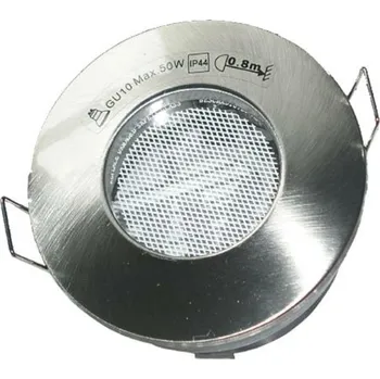 Bodové svítidlo ACA Lighting zapuštěné svítidlo IP45 matný nikl GU10 BS3404NM