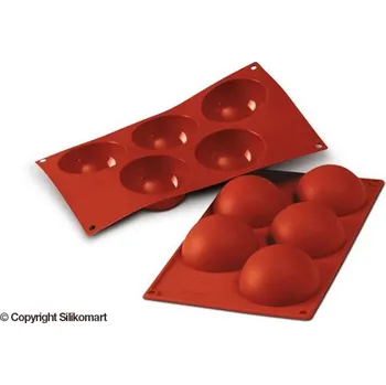 Forma na pečení SILIKOMART SILIKONOVÁ FORMA (TERAKOTA) - POLOKOULE Ø80mm