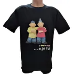 Tričko - Pat a Mat - a je to - černé Barva: Černá, XXXL