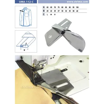 Příslušenství k šicímu stroji Texi Lemovač pro dvojjehlové šicí stroje UMA-112-C 60/20 H
