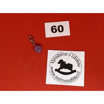 HandMade by VeJa Přívěšek s karabinkou č.60
