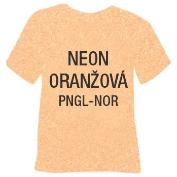 Kancelářská technika Neonová glitrová hrubá nažehlovací fólie POLI-TAPE Craft - oranžová
