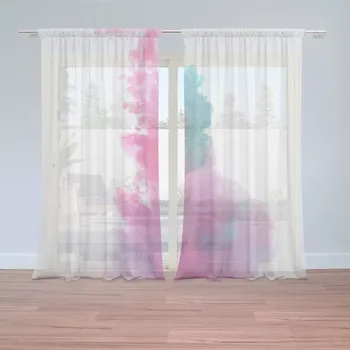 Záclona Záclony Barevný kouř: 2 ks - 150x250 cm - Sablio