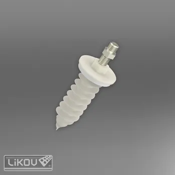 Hmoždinka Spirální hmoždinka plastová 95 se šroubem pro objímku svodu 4ks